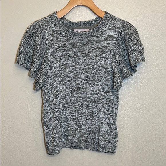 Philosophy Republic Clothing Short Sleeve Knit Sweater - Picture 1 of 9
